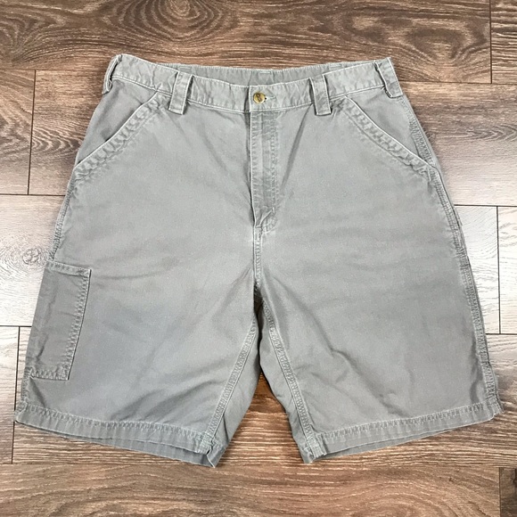 Carhartt B147 FAT Men’s Workwear Gray Construction Outdoor Shorts Size 36 - Picture 2 of 6